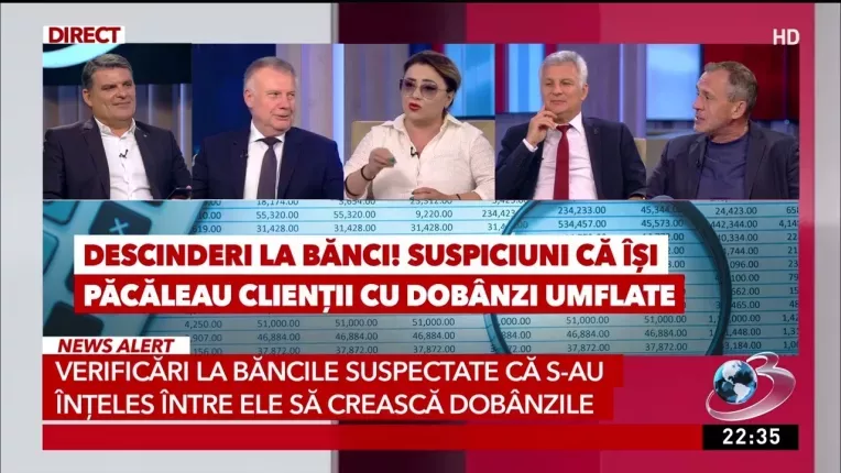 Descinderi la zece banci din Romania, suspecte ca s-au inteles intre ele sa creasca dobanzile artificial