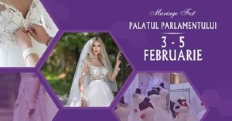 MARIAGE FEST, la Palatul Parlamentului: Primul targ dedicat Sezonului de nunti 2017
