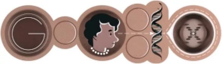 ROSALIND FRANKLIN, femeia care a descoperit structura ADN-ului, este celebrata, joi, printr-un Google Doodle aniversar