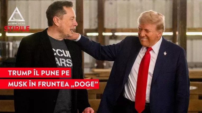 Trump l-a numit pe Musk seful "Departamentului pentru Eficienta Guvernamentala"