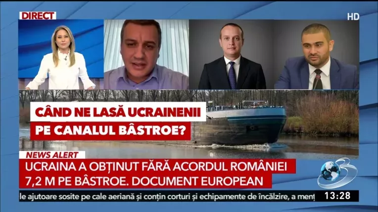 Ucraina a obtinut, fara acordul Romaniei, 7.2 metri pe canalul Bastroe